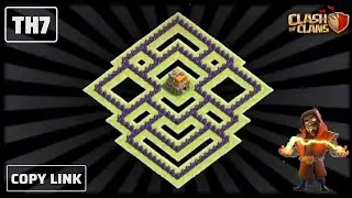 NEW BEST TOWN HALL 7 (TH7) BASE | TH7 BASE COPY LINK - CLASH OF CLANS