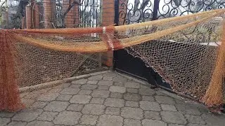 Как сшить 2 полотна рыболовной или кастинговой сети.
