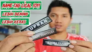 Cara Membuat Name Tag Menggunakan Lical 1011.