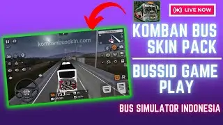 Komban Bus Skin Pack and BUSSID Gameplay | Bus Simulator Indonesia