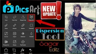 Dispersion Tool || Picsart New Update || Picsart Editing Tutorial || SaGar Editz ||