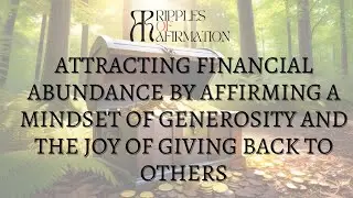 Attracting financial abundance by affirming a mindset of generosity and the joy of giving back