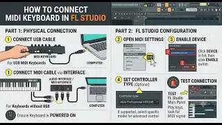 How To Connect ANY MIDI Keyboard To FL Studio (Quick & Easy!)