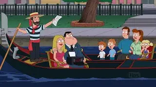 The gondolier sings the song of the printer. American Dad!