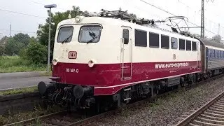 Euro-Express 110 169-0 met de Sonderzüge te Emmerich - 2 Juni 2018