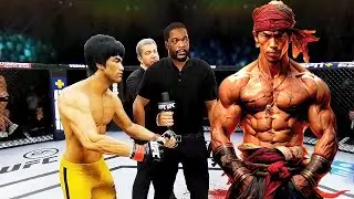 UFC 4 | Bruce Lee vs. Muay Thai Muscular - Rematch | EA Sports UFC 4