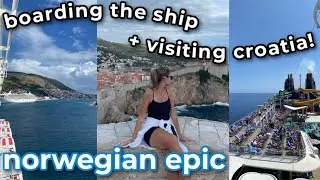 NORWEGIAN EPIC CRUISE VLOG! | Day 1 - 3 | Exploring Croatia + sea day!