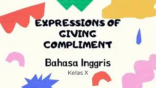 Expressions of Compliment