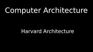 Harvard architecture (A-Level)