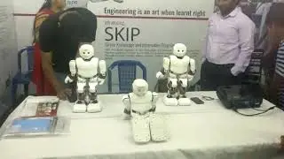ROBOT Dances for a malayalam song  at IITM