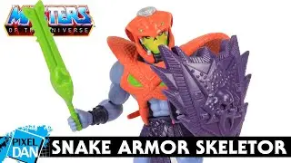 SNAKE ARMOR SKELETOR MOTU Origins Action Figure Review | Masters of the Universe Origins