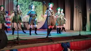 Танец Обаяние границы. Девочки 7-8класс репетиция