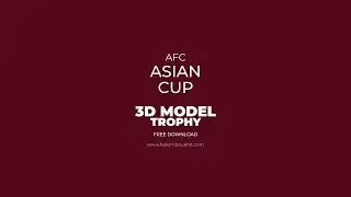 AFC Asian Cup Trophy 3D Model