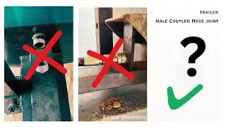 Trailer male coupler hose joint | தமிழ் | Erode Dhanush