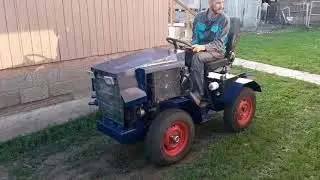 обкатка МТ - 3 после покраски👍😁🚜