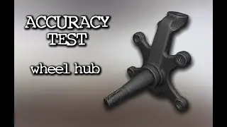 Accuracy Test, wheel hub carrier - 3D scan Revopoint POP 2