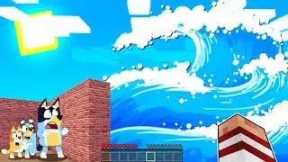 BUILD TO SURVIVE THE TSUNAMI WITH THE BLUEY FAMILY