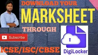 HOW TO DOWNLOAD MARKSHEETS AND CERTIFICATES THROUGH DIGILOCKER //ICSE,ISC,CBSE//