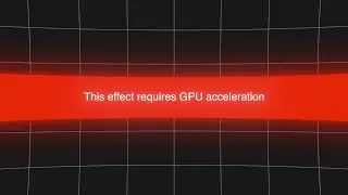 fix this annoying GPU acceleration error in after effects