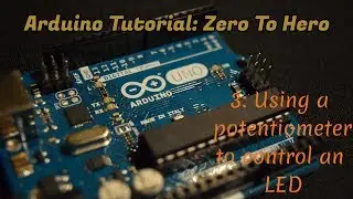 Using a potentiometer to control an LED