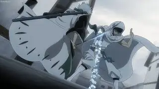 Hitsugaya was hit by a mysterious white man Ep 4 [ BLEACH 千年血戦篇 ]