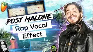 Post Malone Vocal Effect In FL Studio (Rock Star Vocal Mixing) 🎸⭐