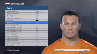 PES 2017 E. DAVIDS (Face + Stats)