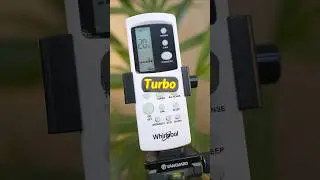 Whirlpool AC Remote Control Guide ❄ Turbo ❄ #shorts #remotecontrol #airconditioner