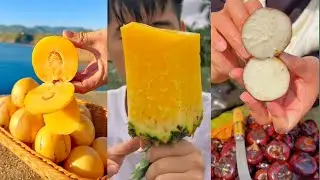 Farm Fresh Ninja Fruit | Tik Tok India | (Oddly Satisfying Fruit Ninja