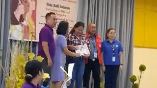 Awarding of Most Empowered Woman in Agusan del Norte.