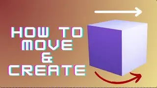 Blender for absolute beginner: how to select,create,delete and move in blender #blender #3danimation