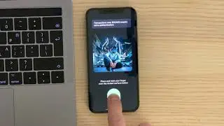 Touch Authentication NTF Concept built with Framer. Prototype and Testing on real iPhone 12