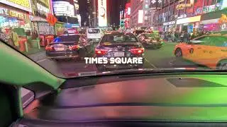 Toyota Sienna 2016 POV NYC Night Drive to Times Square #gopro12 #toyota #povdriving