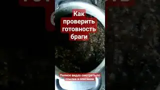 ПРОВЕРКА БРАГИ НА ГОТОВНОСТЬ К ПЕРЕГОНКЕ В САМОГОН# КАК ПРОВЕРИТЬ БРАГУ НА ГОТОВНОСТЬ К ПЕРЕГОНКЕ