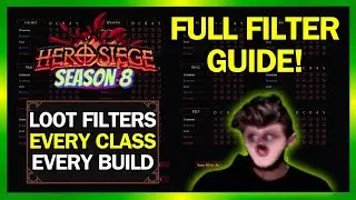 New Loot Filters Guide - Filters Available for ALL Classes & Builds | Hero Siege Season 8
