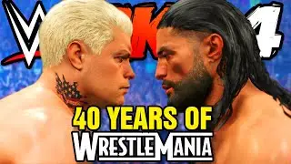 40 YEARS OF WRESTLEMANIA IN WWE 2K24?
