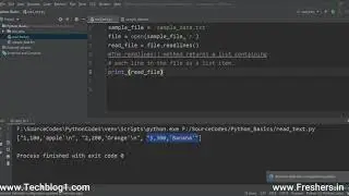 Python 3 : How to read and print a text file in windows