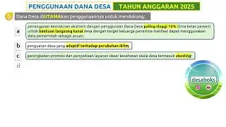 Penggunaan Dana Desa Tahun Anggaran 2025 Berdasarkan Undang-undang