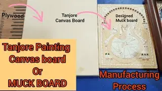 Tanjore Painting Muck Board-Tanjore Painting Canvas Board-how to make-Where to use them.