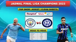 Jadwal Final Liga Champions 2023 Live SCTV -- MAN CITY vs INTER MILAN -- HEAD TO HEAD