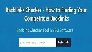 How to Find Backlinks from Competitors site । SEO Backlinks checker tool । How to check Backlinks