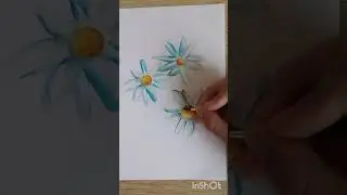 Как нарисовать ромашки🌼