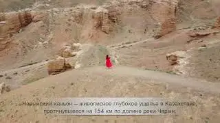 Чарынский каньон в июле 2022 съемка с квадрокоптера
