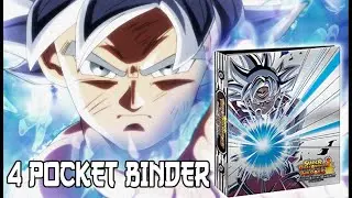 GOKU UI 4 POCKET BINDER | SUPER DRAGON BALL HEROES