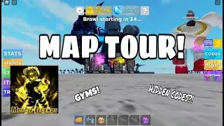 Muscle Legends -  Map Tour! ( +CODES )