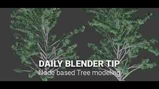 Daily Blender Secrets - Node-based Tree modeling with Mtree