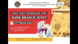One Day Seminar on Bank Branch Audit- Session 4