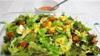 Cómo hacer una ensalada rápida y sana - ensalada saludable - como hacer ensalada de aguacate