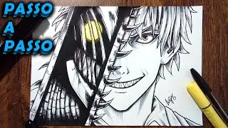 Como Desenhar O DENJI CHAINSAW MAN Passo A Passo