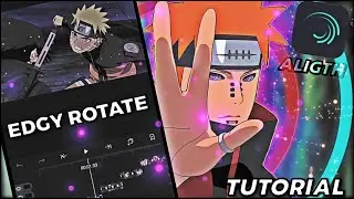 TUTORIAL EDGY ROTATE + SHAKE (PRESET) - ALIGTH MOTION 📱